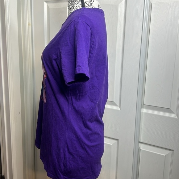Disney Themed LILO & Stitch Purple T Shirt L - Picture 2 of 5
